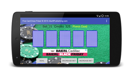 Five Card Draw Poker 1.20 screenshots 1