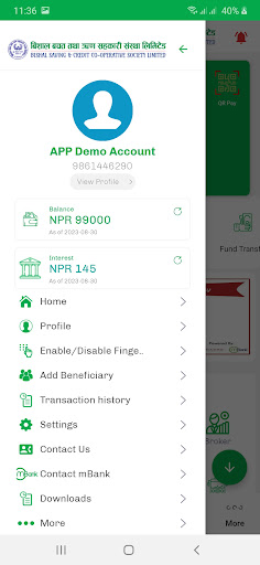 Android application Bishal Mobile App screenshort