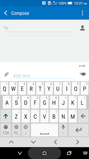 Android application HTC Sense Input - PL screenshort