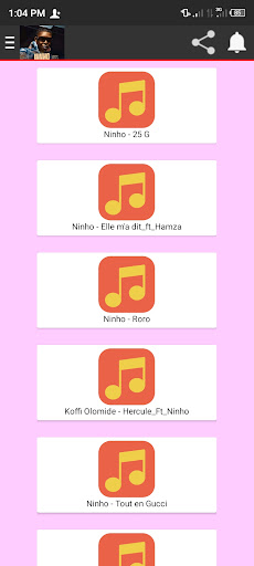 Ninho Songs Screen 3