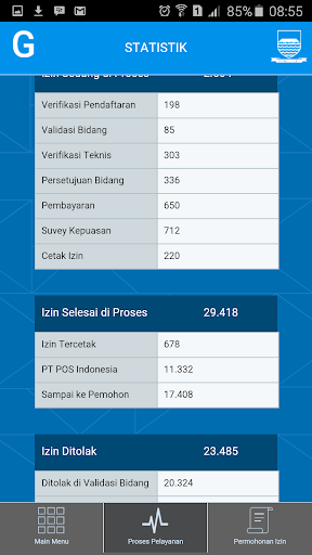 Gampil for DPMPTSP Officer Screen 3
