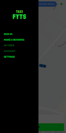 Android application Taxi FYTS screenshort