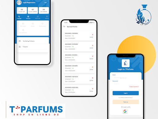 Android application TParfums screenshort