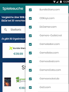 Gamekey Pricecomparator Screenshot