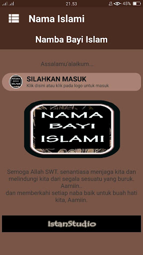 Android application Nama Bayi Islami Lengkap screenshort