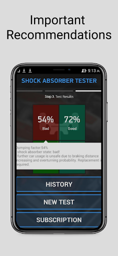 Car Diagnostics Shock Test