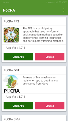 PoCRA Screen 2
