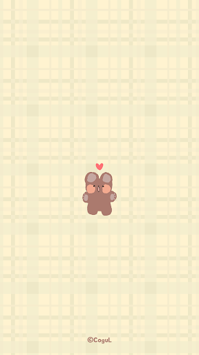 Android application 카카오톡 테마 - 미니보송곰도리_봄체크 screenshort