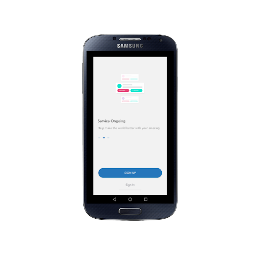 Android application Gride Partner screenshort