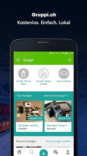 Android application Gratis Inserate Schweiz & Klei screenshort
