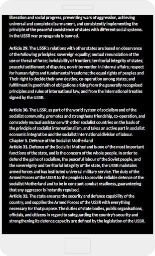 Constitution  Soviet Union