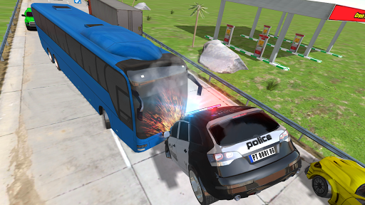 Police Car Traffic Screen 3