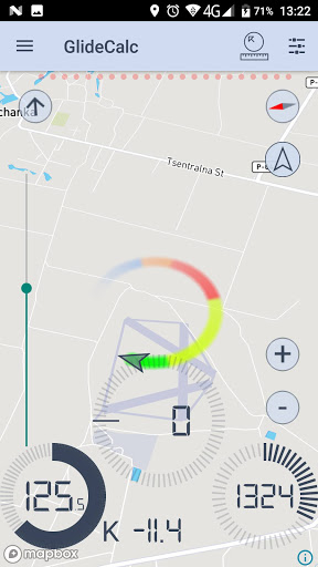 Android application GlideCalc screenshort