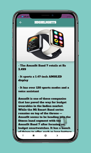 Amazfit Band 7 Guide Screen 2