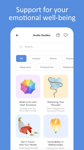 Screenshot of Myselfland Emotional Self-Help