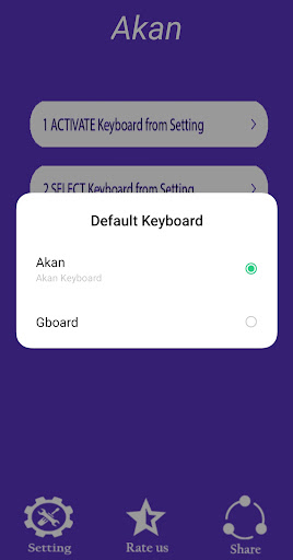 Akan Keyboard : Easy Akan Typi Screen 3