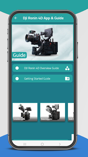 Android application Dji Ronin 4D App & Guide screenshort