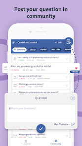 Screenshot 6 Questions Journal: Self-Intros android