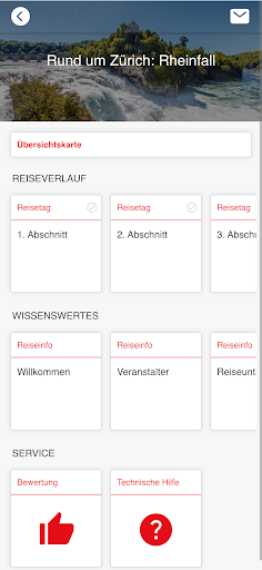 Screenshot of Eurotrek Travel Guide