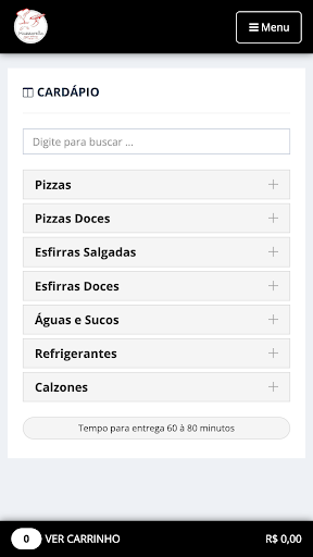 Muzzarella Pizzaria Delivery Screen 2