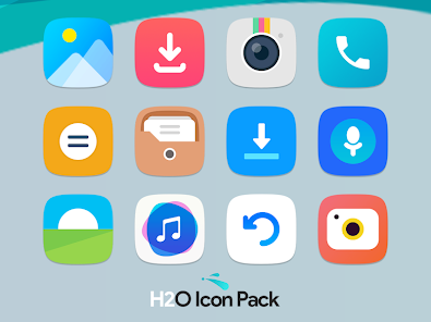 H2O Free Icon Pack – Squircle UI APK 6.6 (Patched) Gallery 2