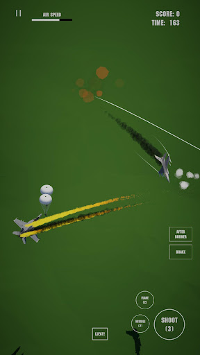 Android application Jet Attack Move screenshort