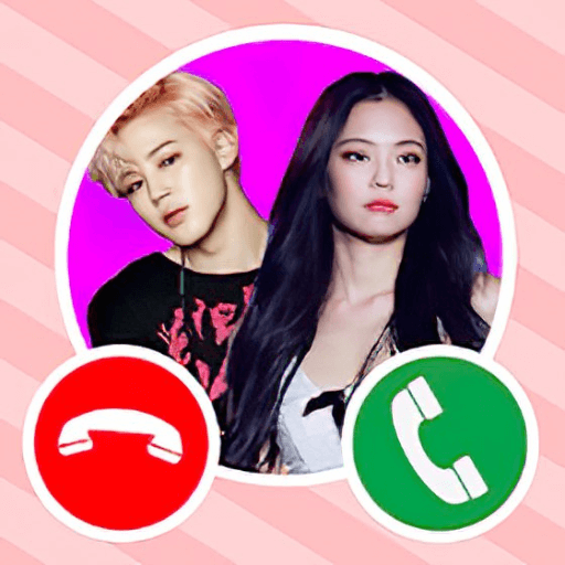 Blackpink Call and Chat Real logo