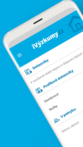 Android application iVýzkumy.cz screenshort