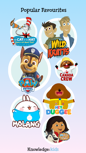 Android application Knowledge Kids screenshort