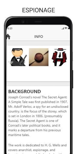 THE SECRET AGENT Screen 3
