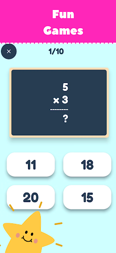 Multiplication Times Table Screen 2
