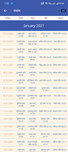 Marati Calendar 2021 - Manjuna