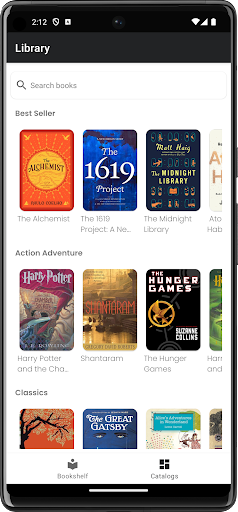 Android application BookBay - eBooks & Audiobooks screenshort