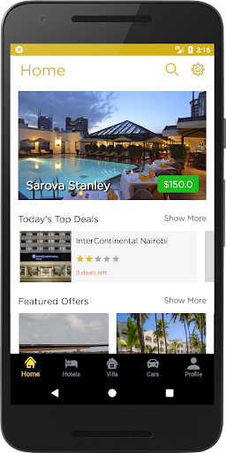 Android application Capital Concierge screenshort