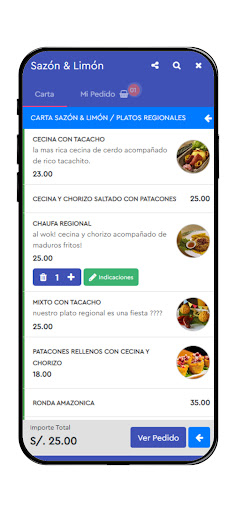 Android application Papaya App Mozo screenshort