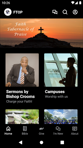 Android application Faith Tabernacle of Praise Inc screenshort