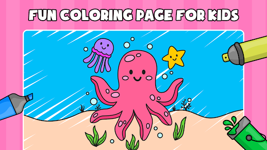 Coloring book – kids fun Games  Full Apk Download 3