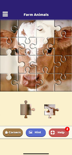 Farm Animals Jigsaw Puzzle Screen 2