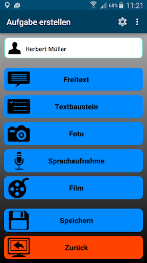 Android application FastTask screenshort