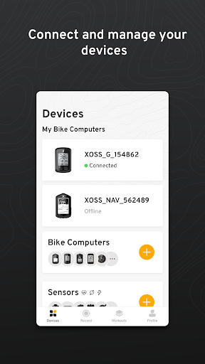 Android application XOSS screenshort