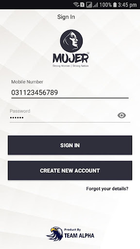 MUJER - By Team Alpha Screen 2