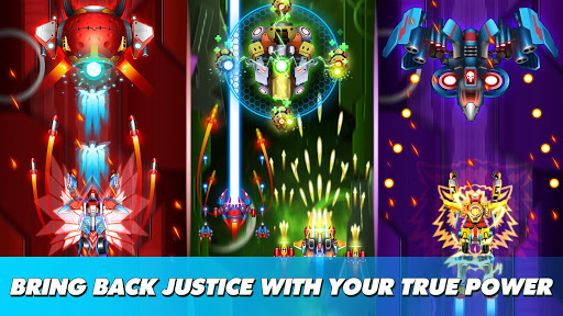 Thunder Fighter Superhero: Strikers Shoot 'Em Up screenshots 3