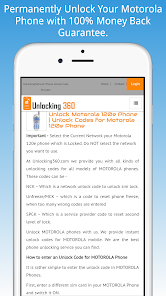 Screenshot 3 Unlock Motorola Phone android
