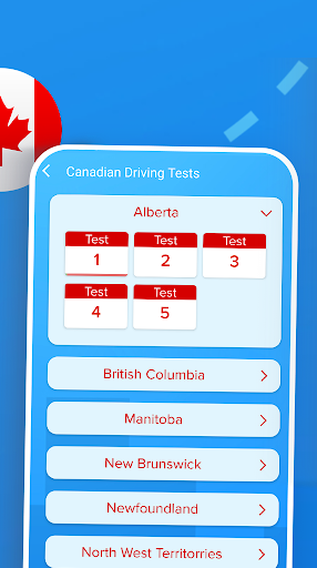 Canadian Driving Tests Screen 3
