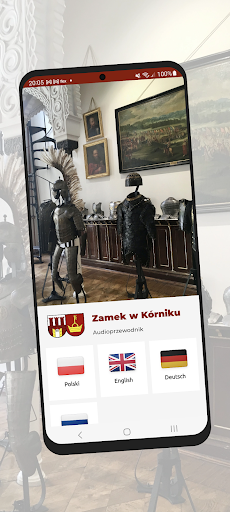 Android application Zamek w Kórniku screenshort