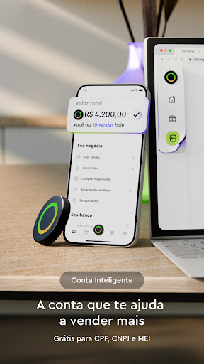 InfinitePay Tap, Conta, Cartão 3