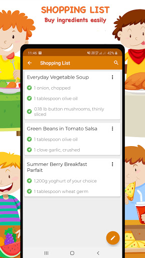 Recipes for Kids Screenshot 4 - AppWisp.com