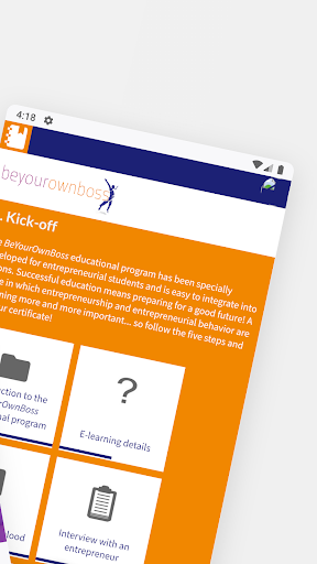 BeYourOwnBoss Education Progra Screen 2