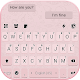 Pink SMS Keyboard Background