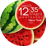 Watermelon Weather Clock PRO icon